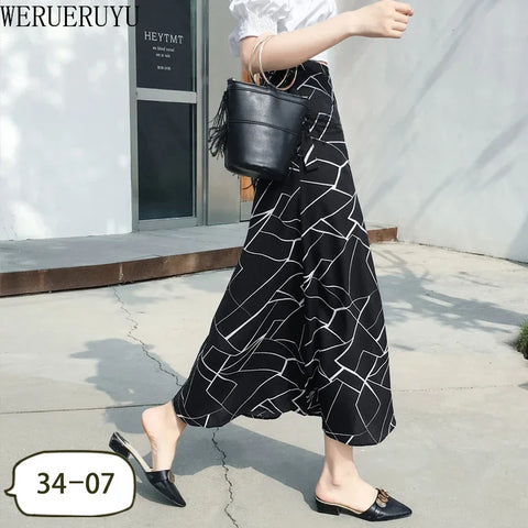 Women Casual Chiffon Tie-Waist Skirts