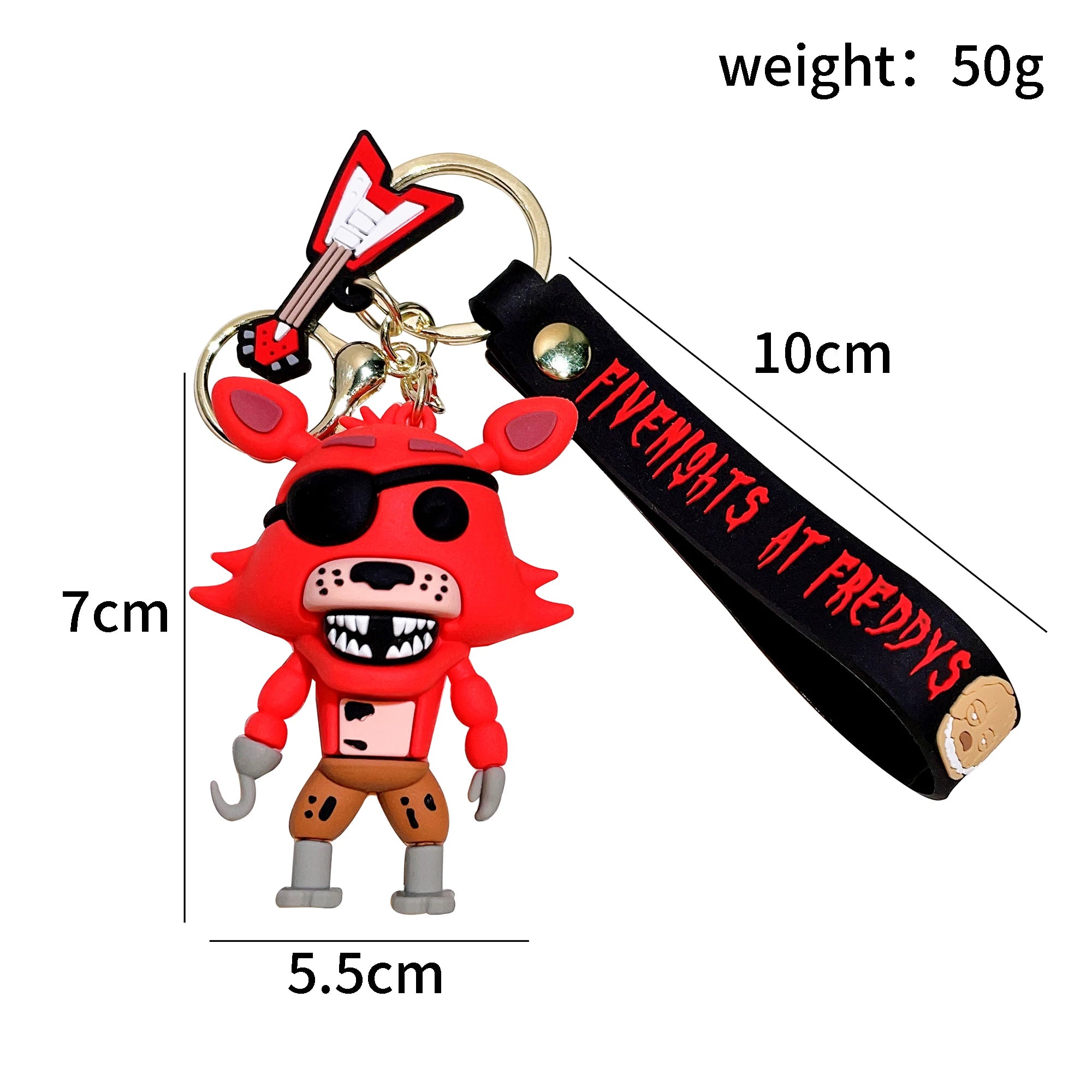 Cartoon Animal Fnaf PVC Keychain Car Key