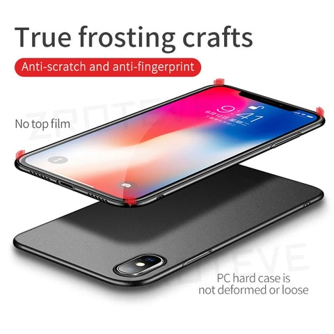 Ultra Thin Hard PC Matte Cover For Apple iphone