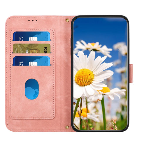 Magnetic Clasp Flip Leather Case for Galaxy