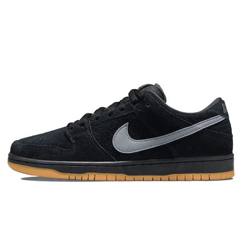 Nike Dunk Sb Pro Skateboarding Shoes for Men and Women Unisex Black Silver