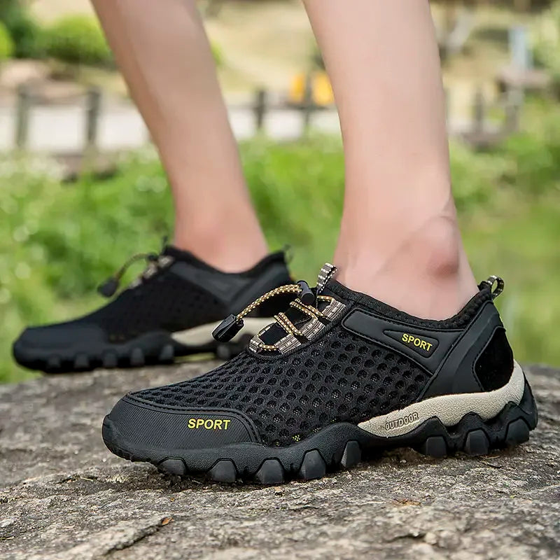 Walking Mesh Sport Rubber Sneakers