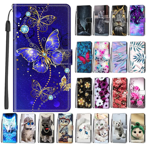 Flower Pattern Flip Case For Xiaomi