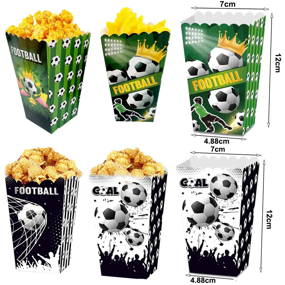 Soccer Theme Disposable Tableware Football Sport Boy Birthday Party Supplies Baby Shower Soccer Fans Birthday Balloon Decortions