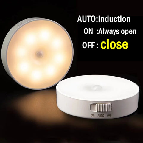 Night Light Motion Sensor Light USB LED Lamp