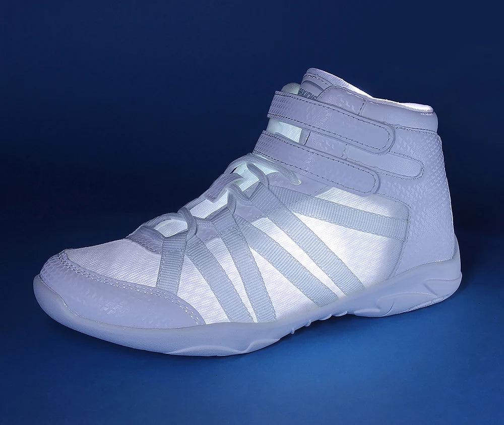 Boy's White High Top Cheerleading Shoes