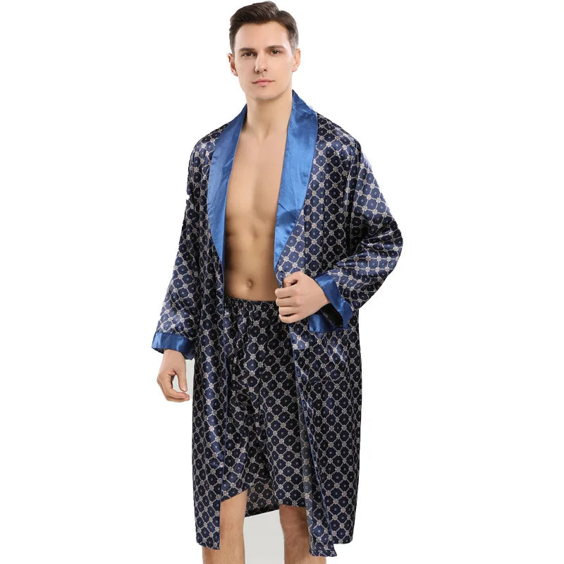 Robe Pants Pajama Set