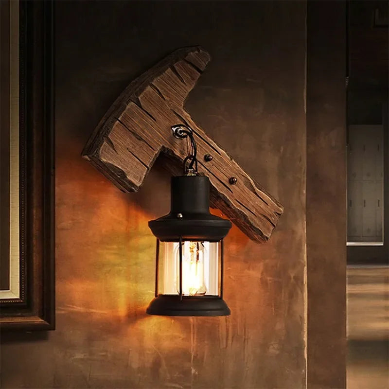 Wooden Wall Lamps for Living Room Wood LED Sconces