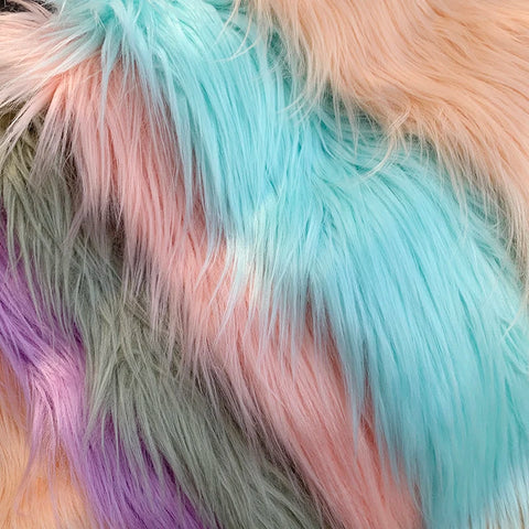 25x45cm Long Hair Faux Fur Fabric for DIY Dolls Hair Beard Craft Making Material Patchwork Garment Sewing Accessories