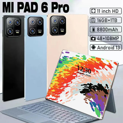 Original Mi Pad 6 Pro Tablet 11inch Android13 Tablet PC mi Pad 6 max Global 5G/Wifi Tablets Dual SIM Card tablet unlocked Tab