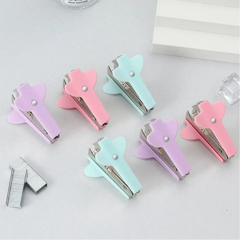 Macaron Portable Staple Remover Mini Stapler Removal Machine Nail Out Extractor Puller Stationery Tools Office Binding Supplies