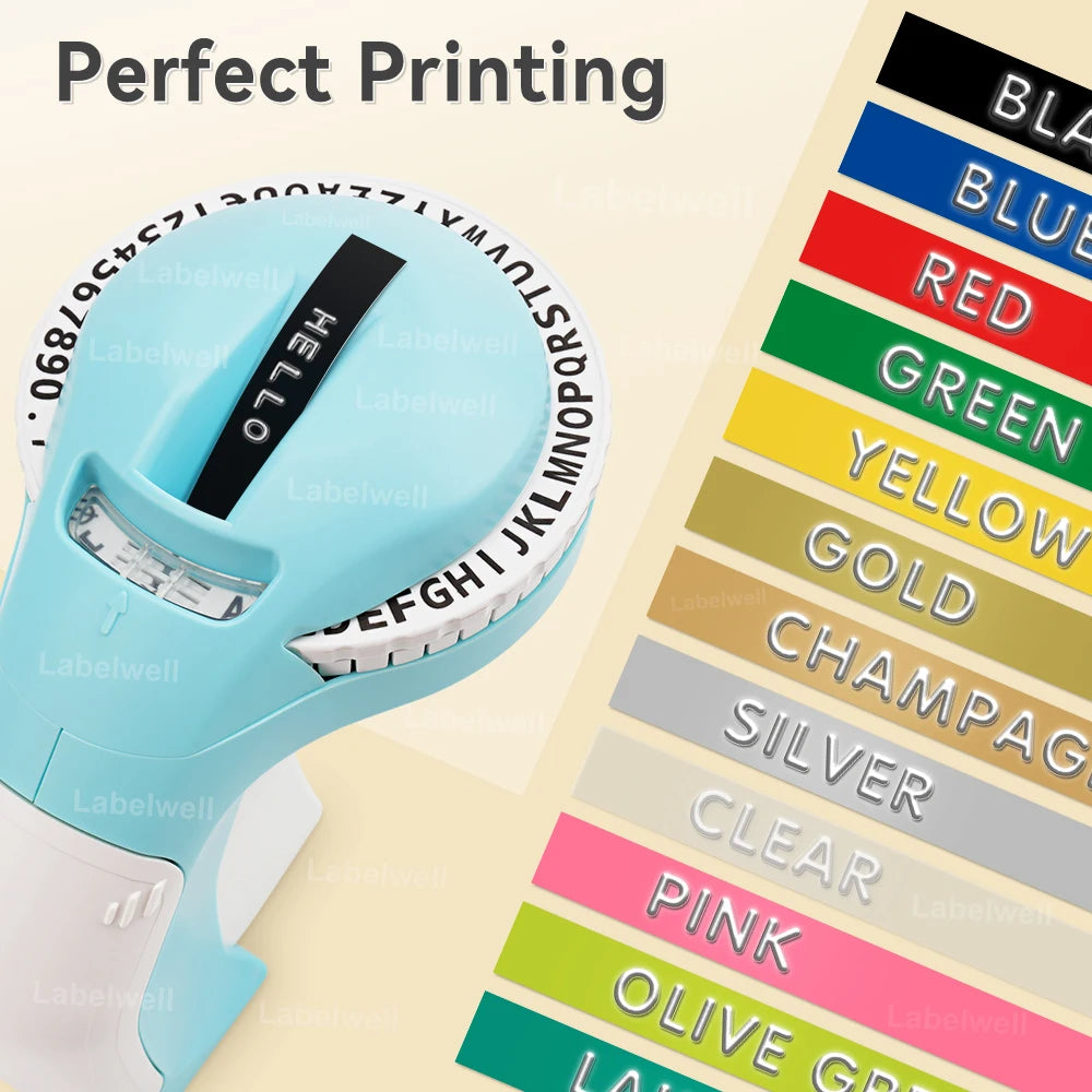 B90 Manual Label Maker 3D Embossing Label Printer