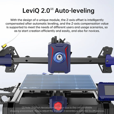 ANYCUBIC Kobra 2 Neo With 9.8in/s Print Speed High Speed FDM 3D Printer LeviQ 2.0 Auto-leveling 3D Printing