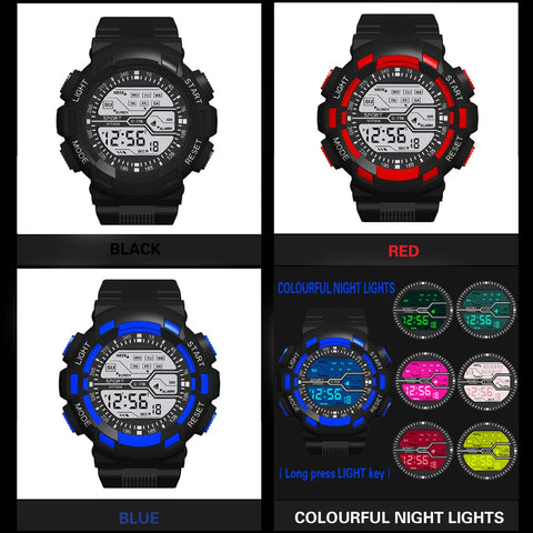 Men Sports Waterproof Date Backlit Watch