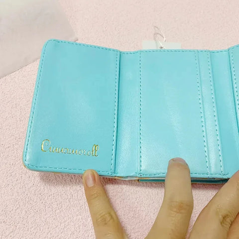 Wallet Casual Fashion PU Leather Coin Purse Cute Cute Folding Card Bags