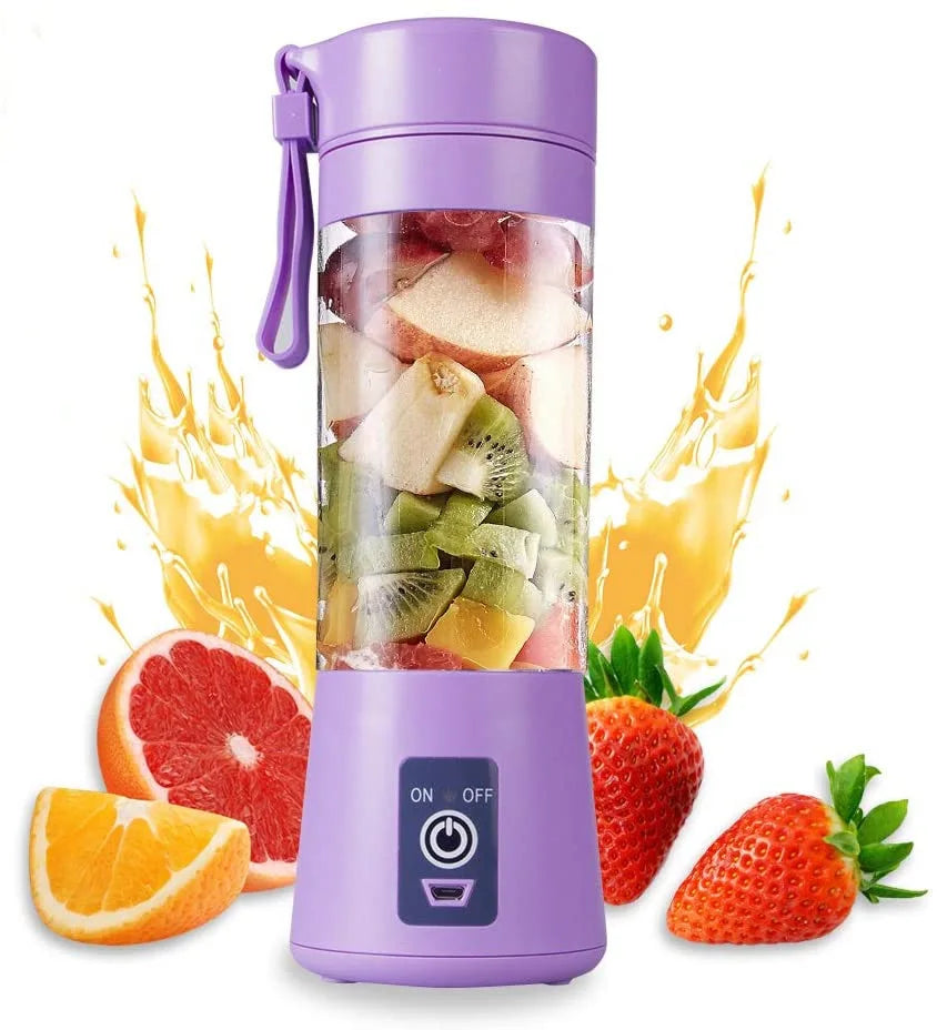 Electric 6 Blades Juicer Cup Machine Mini 380ml