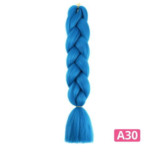 Colorful Hair for Braids Synthetic Braiding Hair Extensions for Girls Jumbo Braid Hair for Crochet Box Expression Braiding Hair