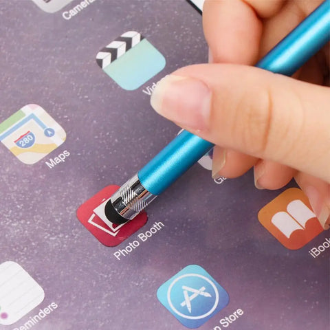 Double Dual Silicon Head Touch Capacitive Screen Stylus