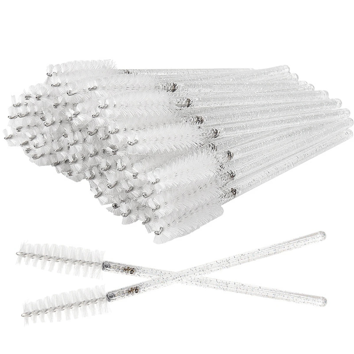 50Pcs Crystal Eyelash Brush