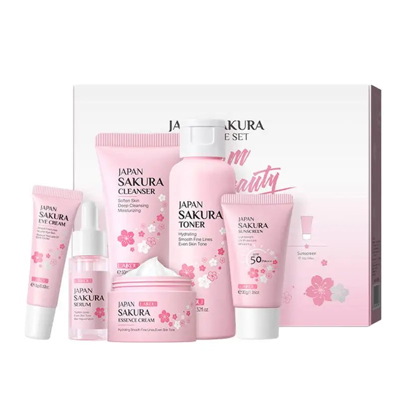 Sakura Skin Care Set Facial Cleanser