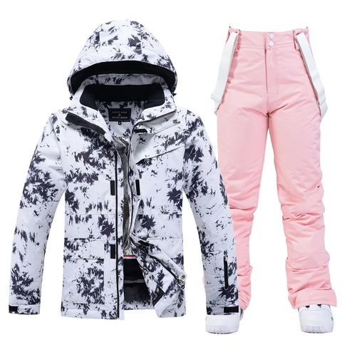 Women's Snow Wear 10k Waterproof Ski Suit Set