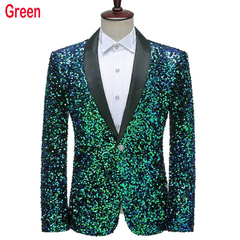 Glitter Blazer Men