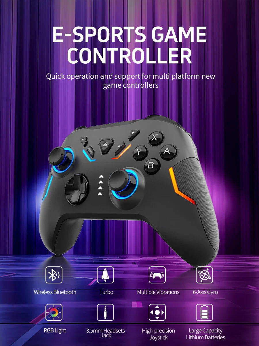 Wireless Switch Pro Controllers Gaming Controls