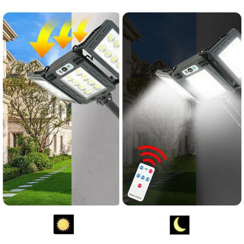 Powerful Solar Lights Outdoor For Lighting Garden Sunlight Decoration Wall Lamp Motion Sensor Waterproof LED Solar Street Light