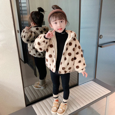 Leopard Print Children Hooded