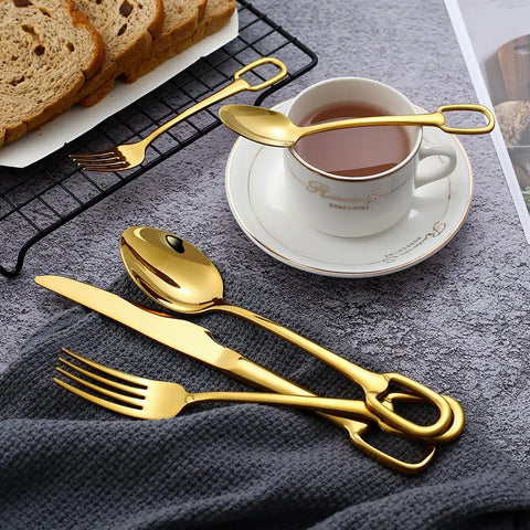 Cutlery Dinnerware Handle Hangable