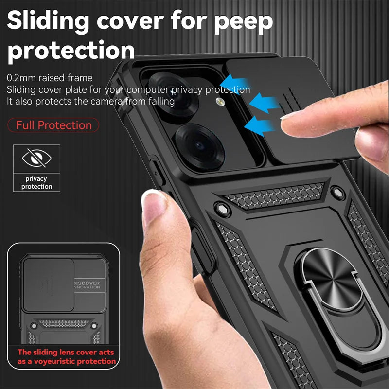 Slide Camera Lens Protection Phone Cover