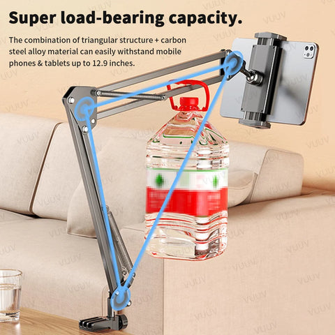 VUUV Tablet Holder iPad Desk Stand with 360° Adjustable Foldable Metal Arm Tablet Bracket for Xiaomi Samsung iPad Accessories