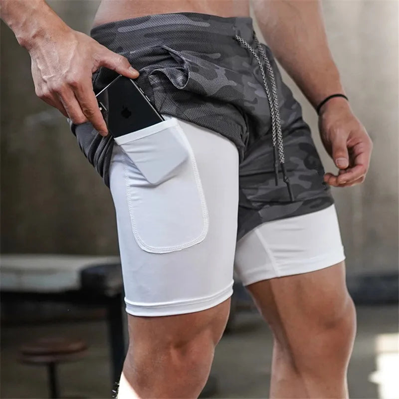 Fitness Jogging Workout Shorts Men Sports Short Pants