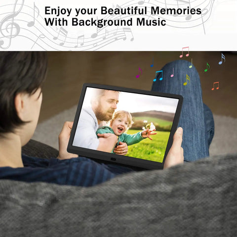 Fashion 15/14 inch Screen LED Backlight HD 1280*800 Digital Photo Frame Electronic Album Picture Music Movie Full Function Good