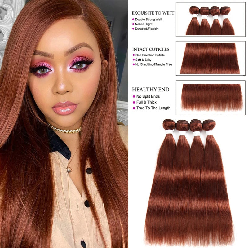 Human Hair Bundles Brazilian Straight Human Hair