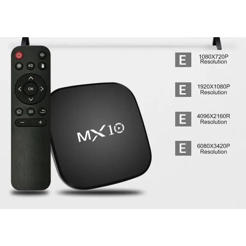 New Android Tv Box 1GB 8GB Mini Mx10 Smart Tvbox 2 4g Wifi RK3228 Quad Core Set Top Box 4K Smart TV BOX Dual Band WIFI