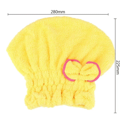 Microfiber Quickly Dry Hair Hat Bathroom Hats