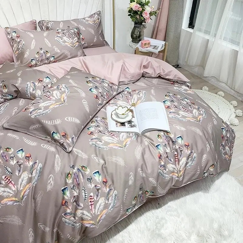 Luxury Egyptian Cotton Bedding Set Queen King size