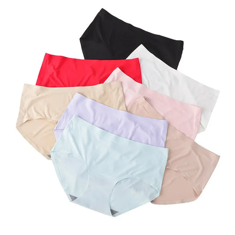 Women's Panties Solid Seamless Underwear