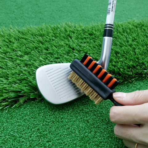 Golf Club Brush Groove Cleaner Dual Sided