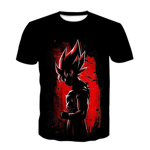 Dragon Ball Z Streetwear Goku Vegeta T-shirts