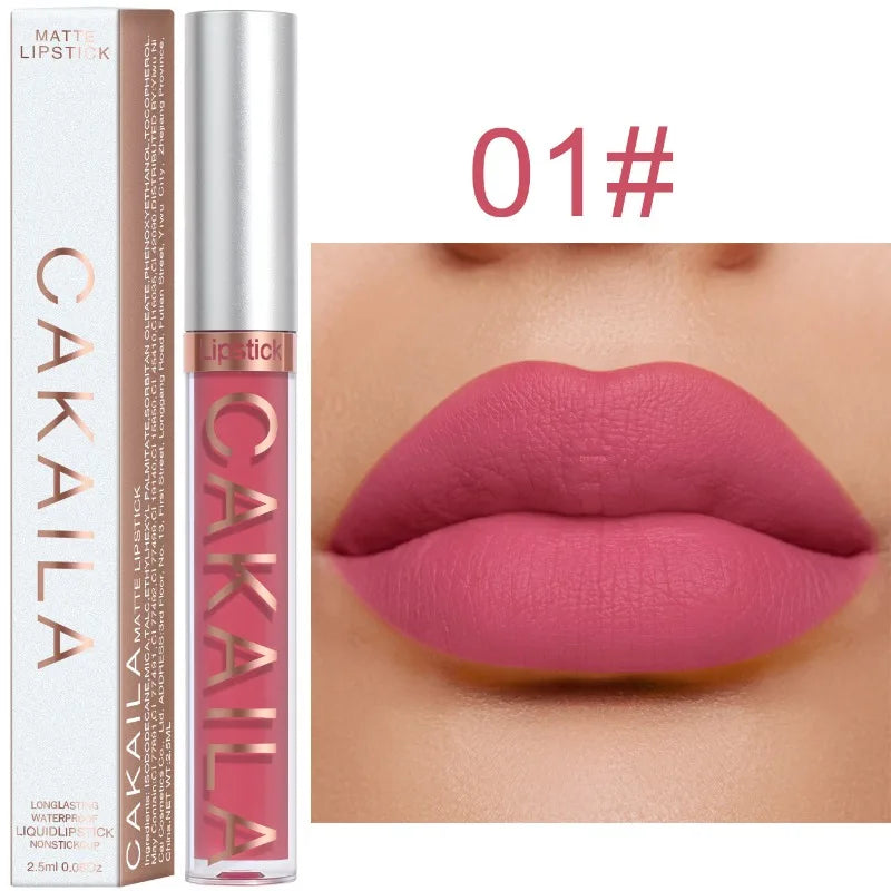 Matte Velvet Lipstick 18 Colors Lip Gloss Long Lasting