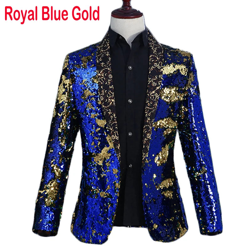 Glitter Blazer Men