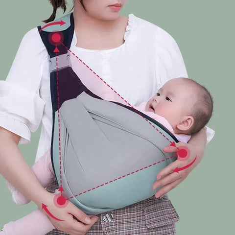 Child Carrier Wrap Multifunctional Baby Carrier Ring Sling for Baby