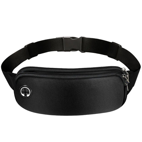 Sports Fanny Pack Women Belt Bag Men Running Waist Bag Phone Black Gym Bags Running Accessories