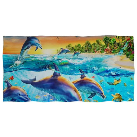 Ocean Animals Cotton Bath Towels