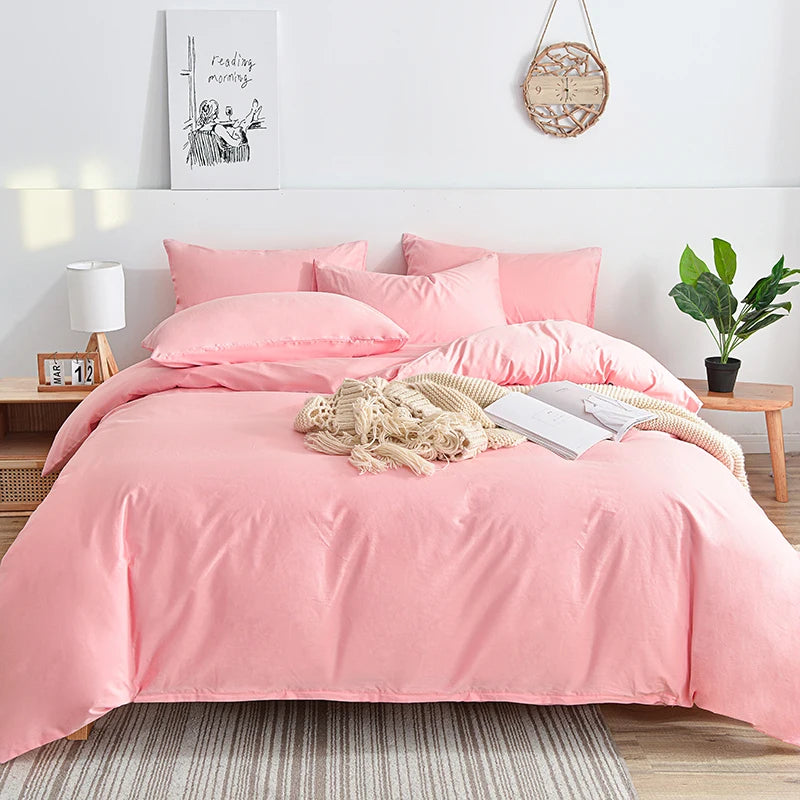 Solid Color Bedding Set