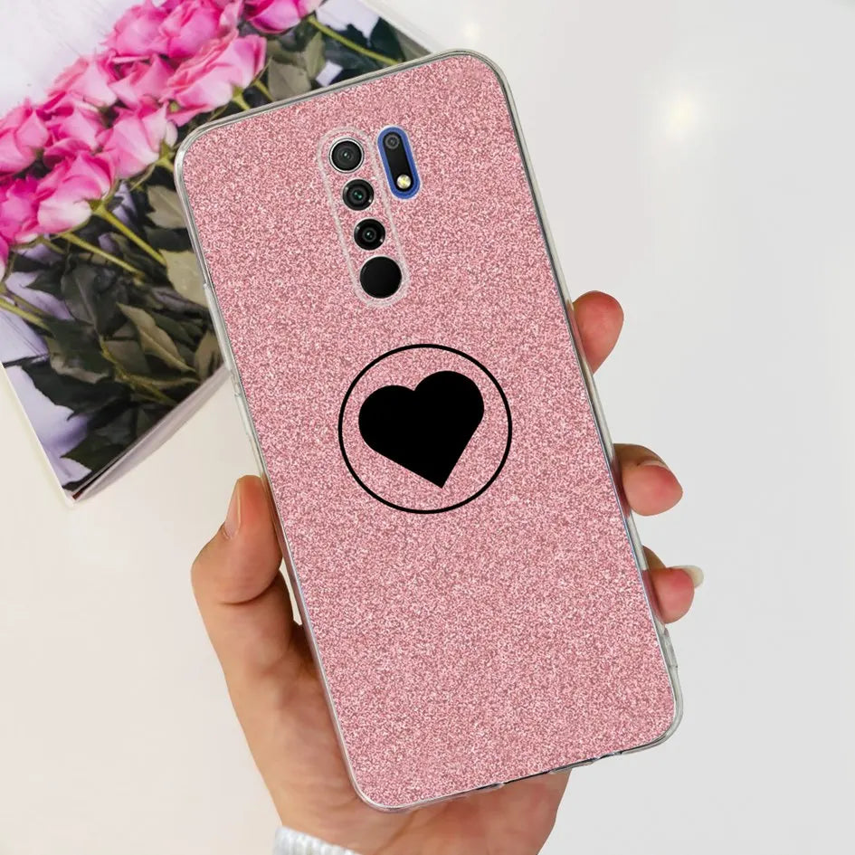 For Xiaomi Redmi 9 Prime Case Fashion Marble Soft Silicone Transparent Phone Back Cover For Xiaomi Redmi 9 Bumper on Redmi9 Capa