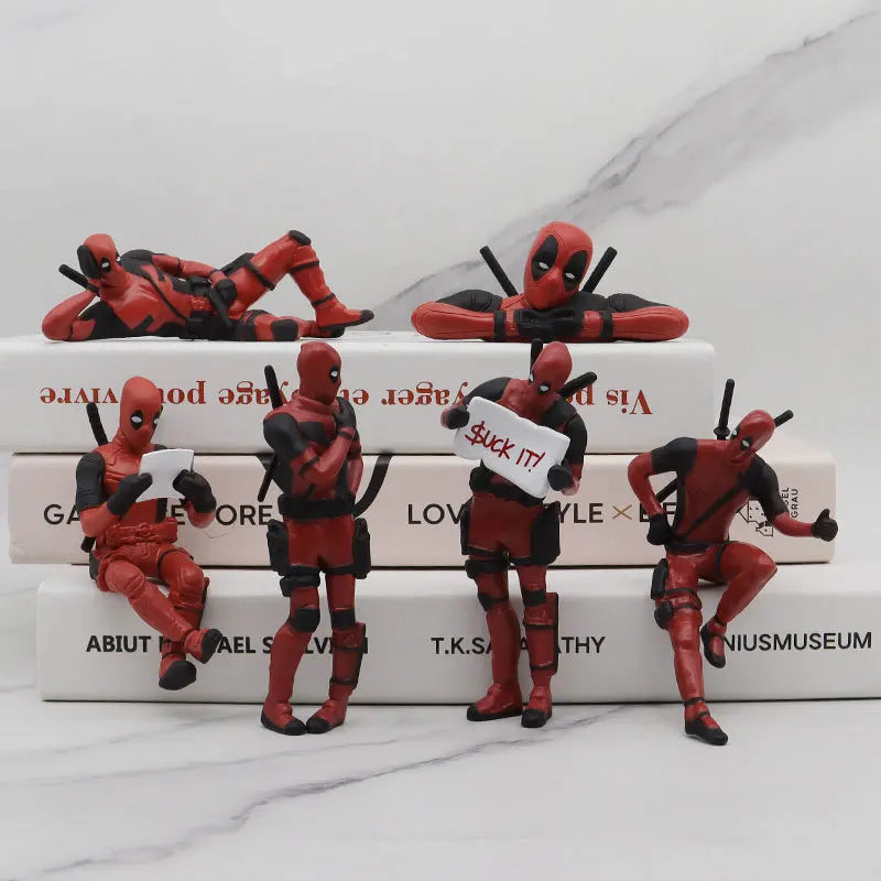 6 Desk Decoration Deadpool Car Home Office