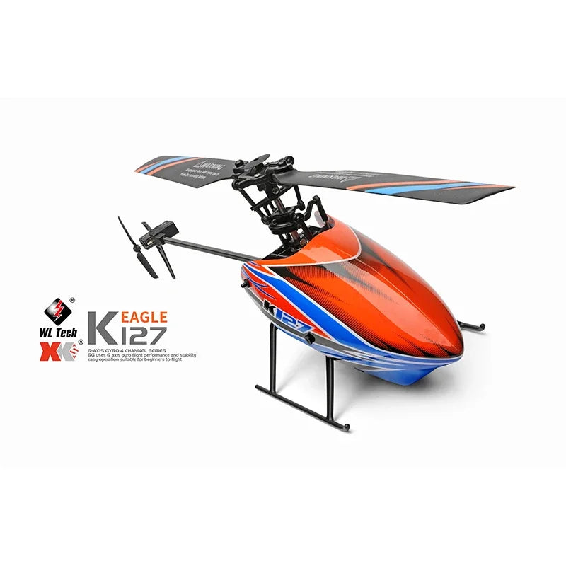 WLtoys RC Helicopters k200 K127 2.4Ghz 4CH 6-Aixs Gyroscope Fixed Height Single Blade Propellor Gyro Mini RC Toys For Kids Gift